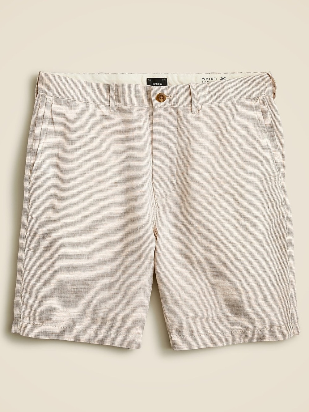 J. Crew Men’s 100% Linen 7” Shorts | Size 36